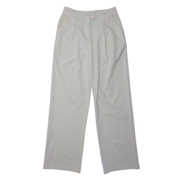 High Waisted Pleated Wide Leg Pants Brand Wild Fable Women Size S Color Ivory. - Picture 1 of 9